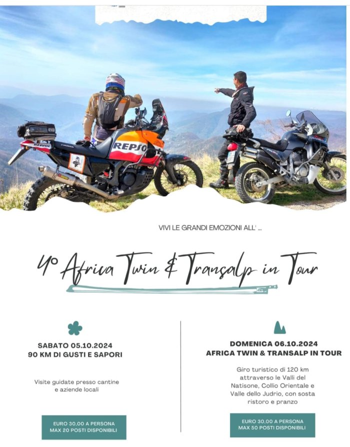 4 AFRICA TWIN W TRANSALP IN TOUR