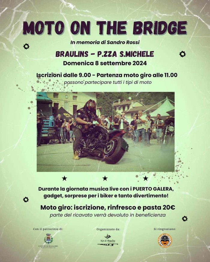 MOTO ON THE BRIDGE