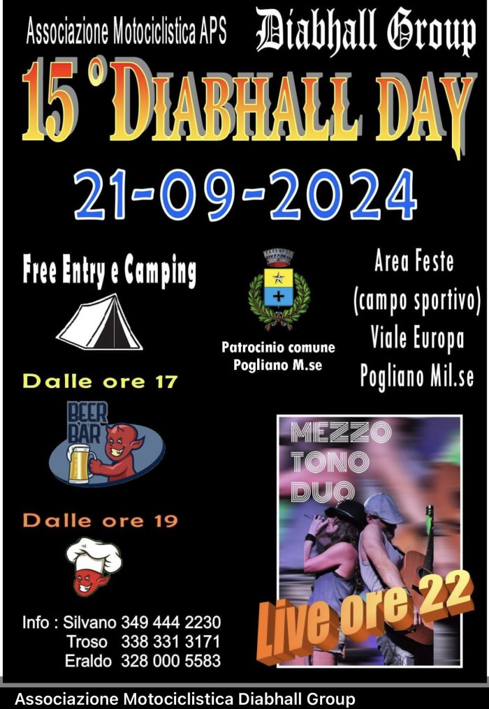 15* DIABHALL DAY