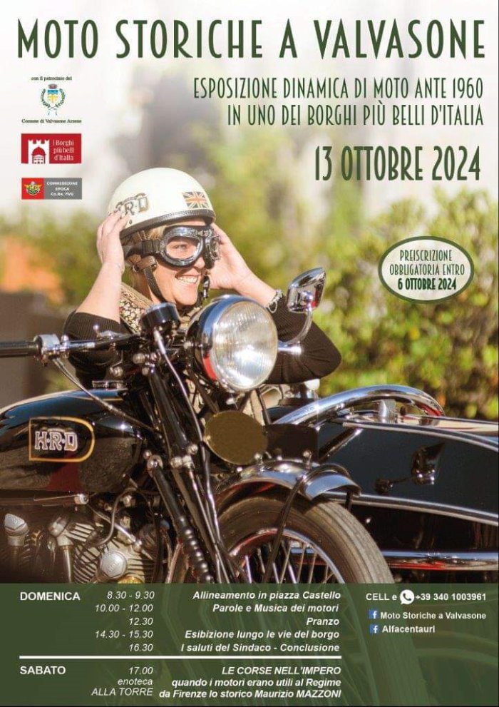 MOTO STORICHE A VALVASONE