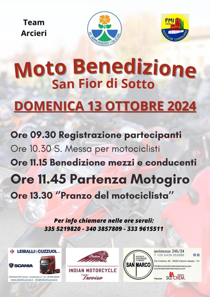 Moto benedizione