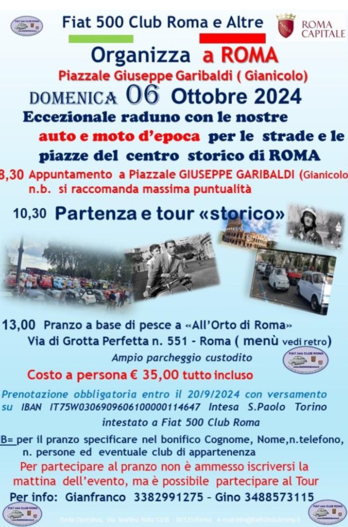 Raduno Auto e Moto d'epoca 