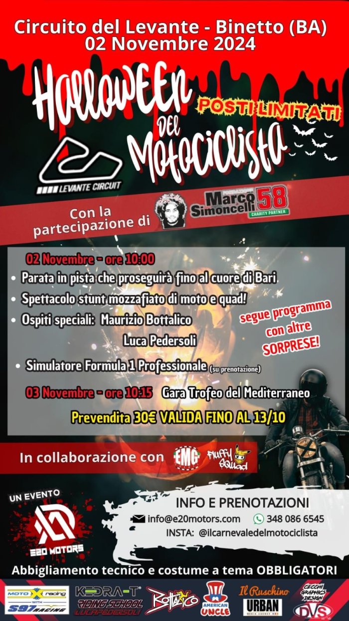 HALLOWEEN DEL MOTOCICLISTA