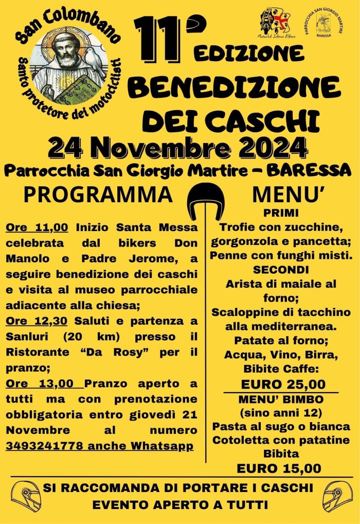 11 edizione "BENEDIZIONE DEI CASCHI"