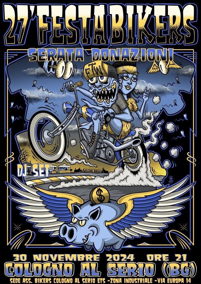 27^ FESTA BIKERS - SERATA DONAZIONI