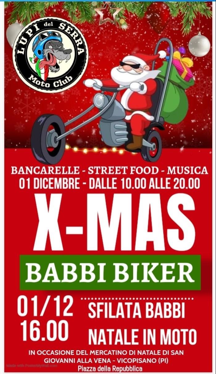 BABBO NATALE IN MOTO - MERCATINO DI NATALE
