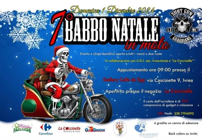7° BABBO NATALE IN MOTO