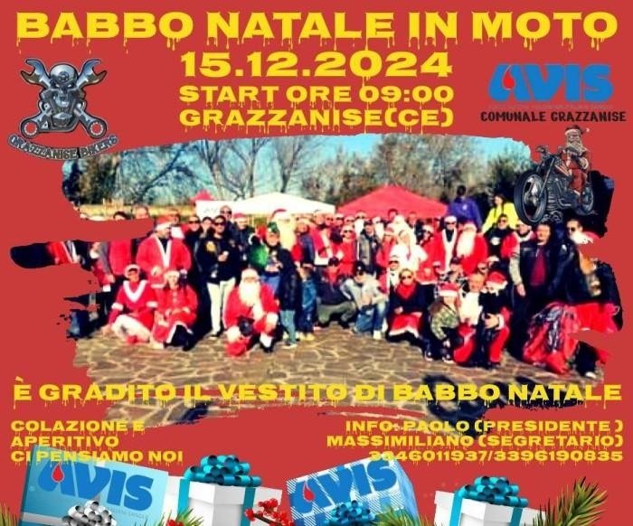 BABBO NATALE IN MOTO