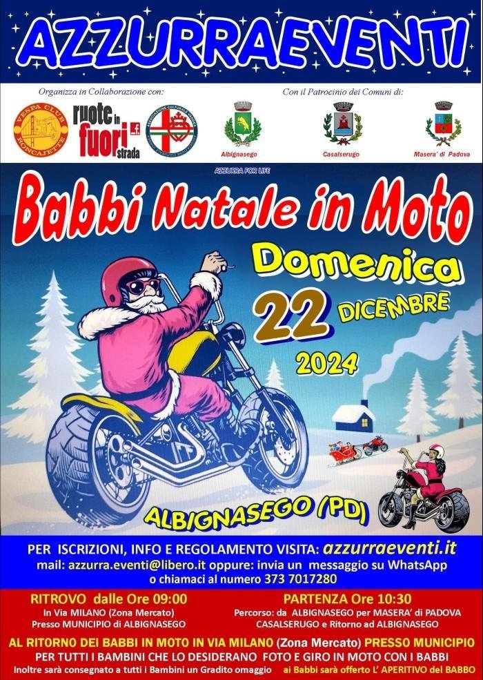 BABBI NATALE IN MOTO