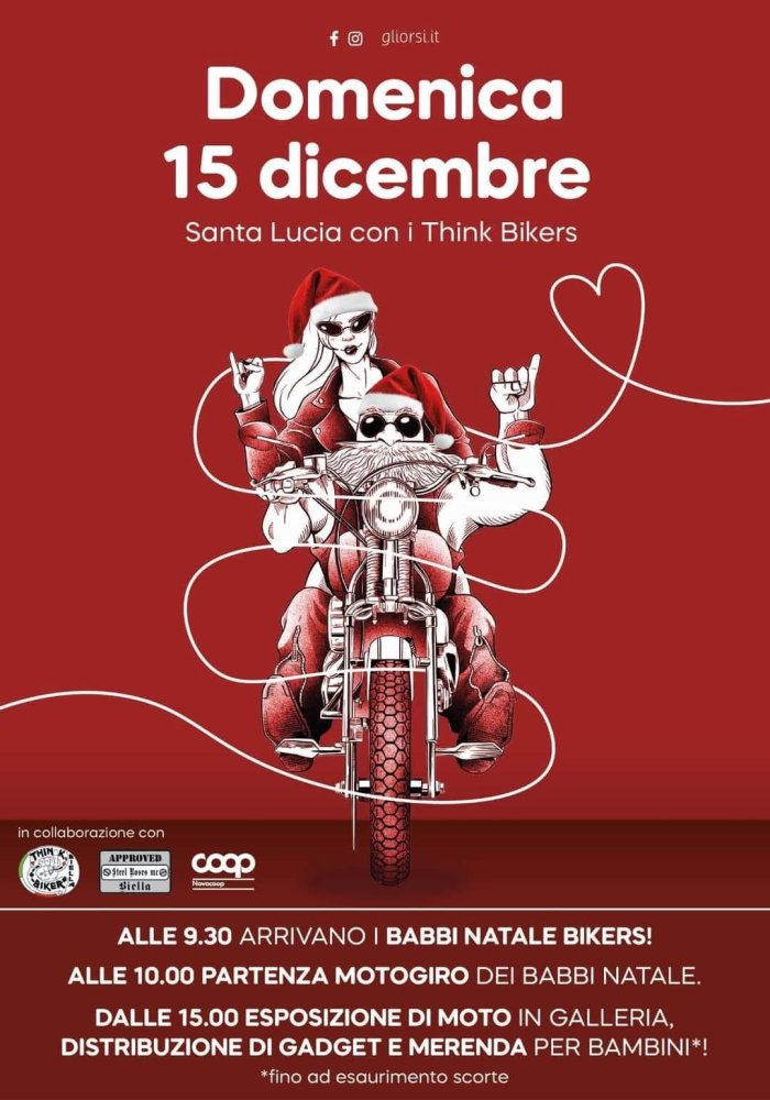 Santa Lucia con i think Bikers ha