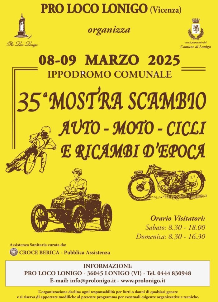 35° Mostra Scambio - Auto,Moto,Cicli d'epoca 