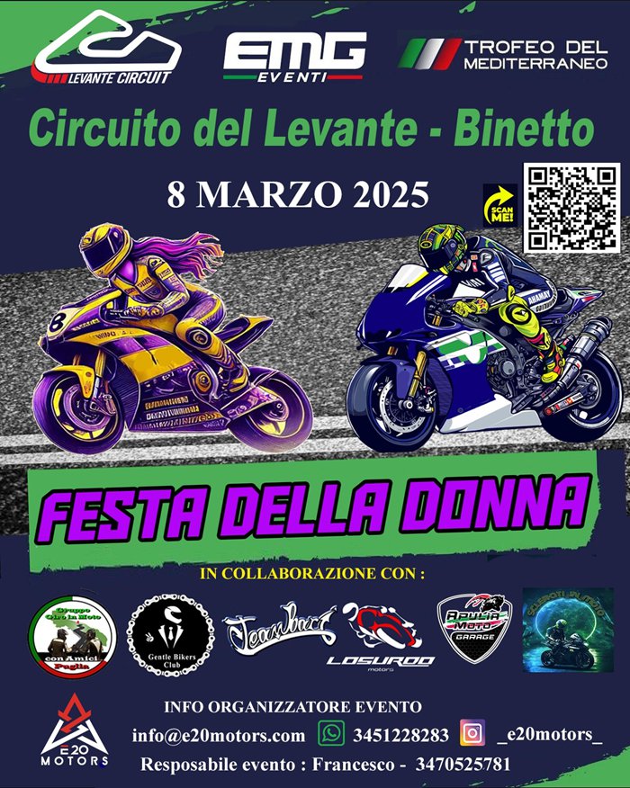 Festa della donna Circuito del Levante