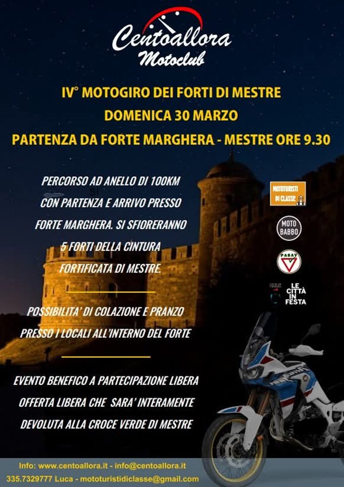 4 MOTOGIRO DEI FORTI DI MESTRE