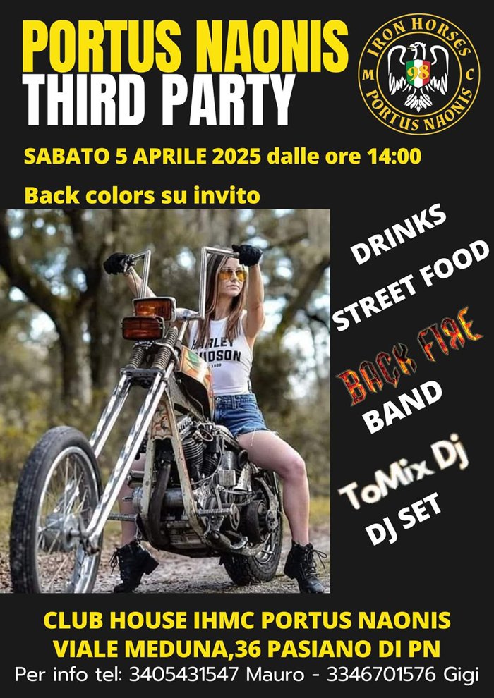 PORTUS NAONIS THIRD PARTY