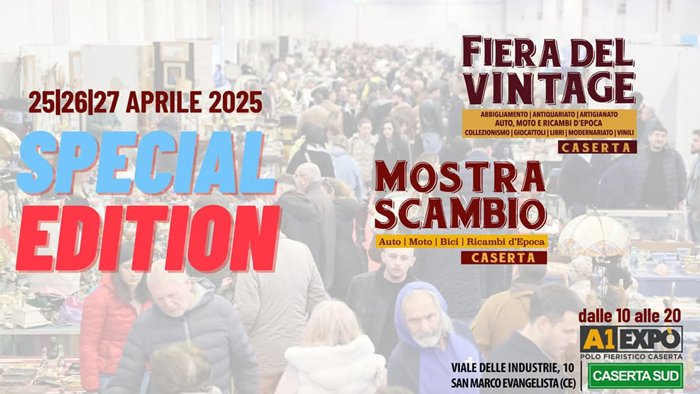 SPECIAL EDITION MOSTRA SCAMBIO FIERA VINTAGE 