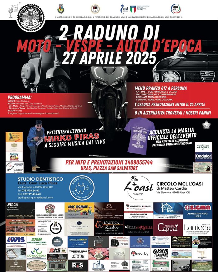 2^ Raduno di Moto - Vespe - Auto d'epoca