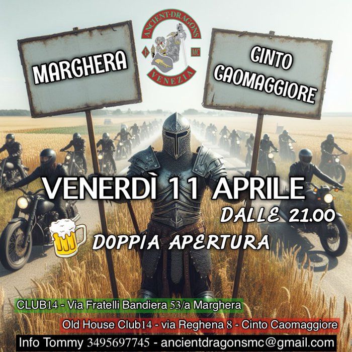 Open clubhouse Cinto Caomaggiore