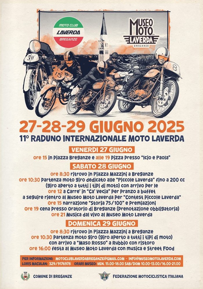 11° RADUNO INTERNAZIONALE MOTO LAVERDA