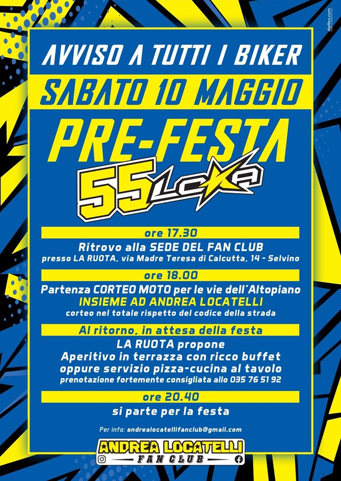 pre-festa vittoria Andrea Locatelli 