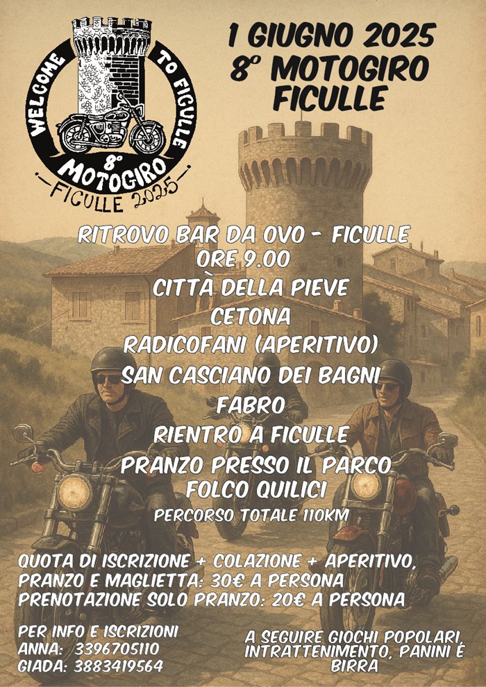Motogiro Umbria- val d'Orcia