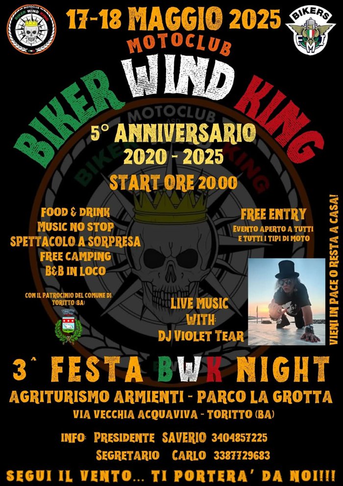 5° Anniversario BIKER WIND KING
