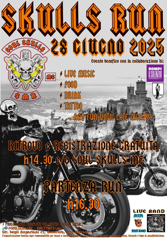 Soul Skull MC San Marino Run
