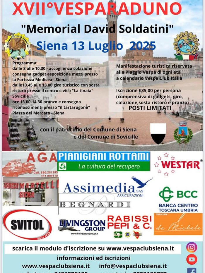 XVII Vespa raduno Memorial David Soldatini