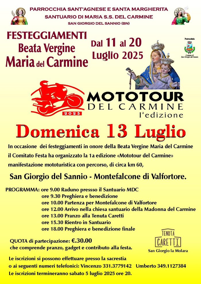Mototour del Carmine