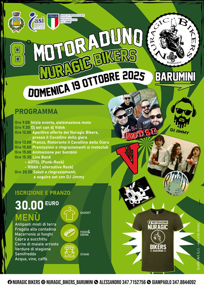 8° MOTORADUNO NURAGIC BIKERS BARUMINI 