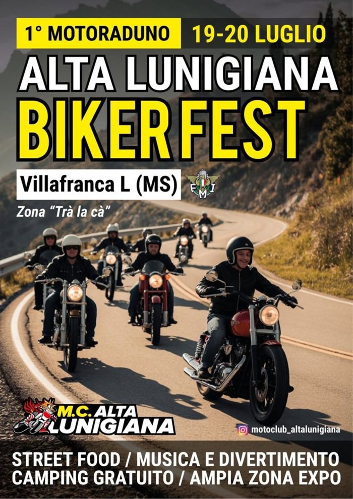 1° MOTORADUNO ALTA LUNIGIANA BIKER FEST