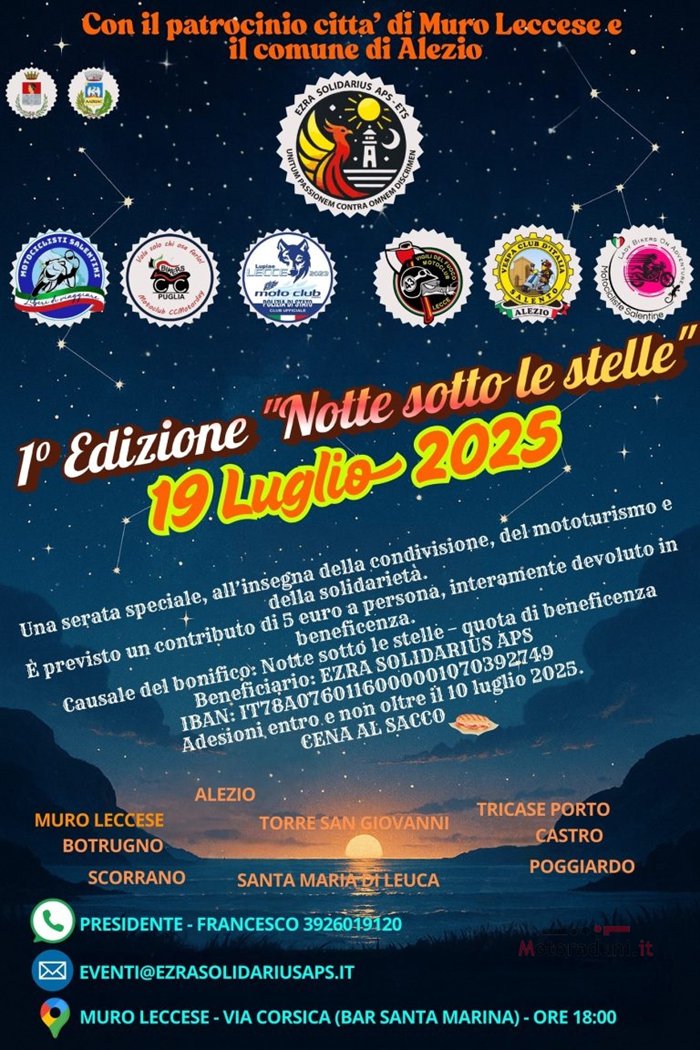 1^ ED. NOTTE SOTTO LE STELLE