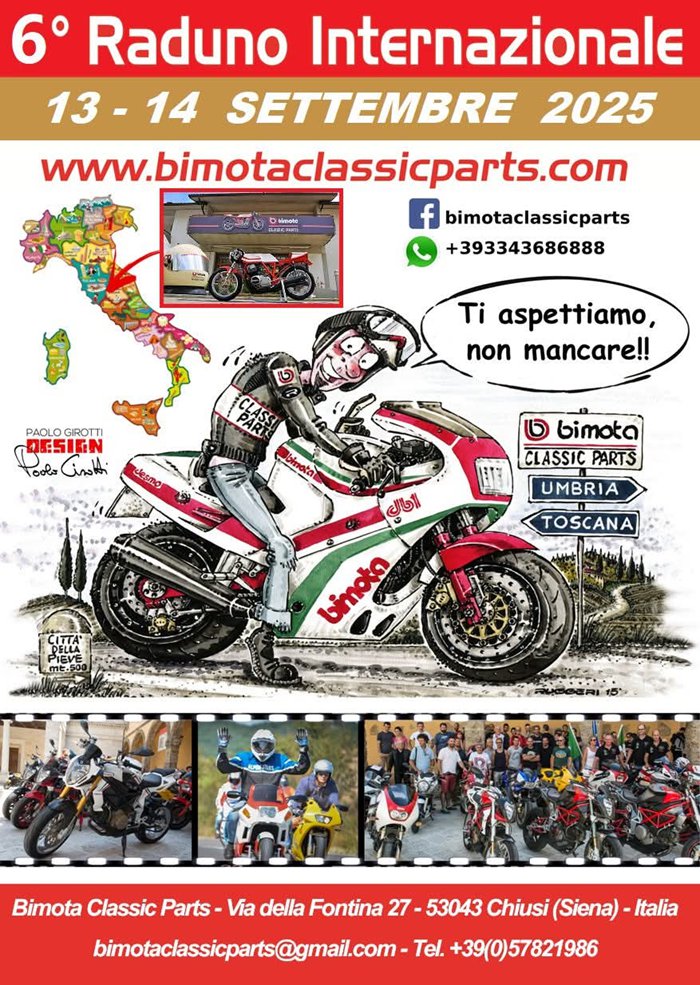 6 RADUNO INTERNAZIONALE BIMOTA CLASSIC PARTS