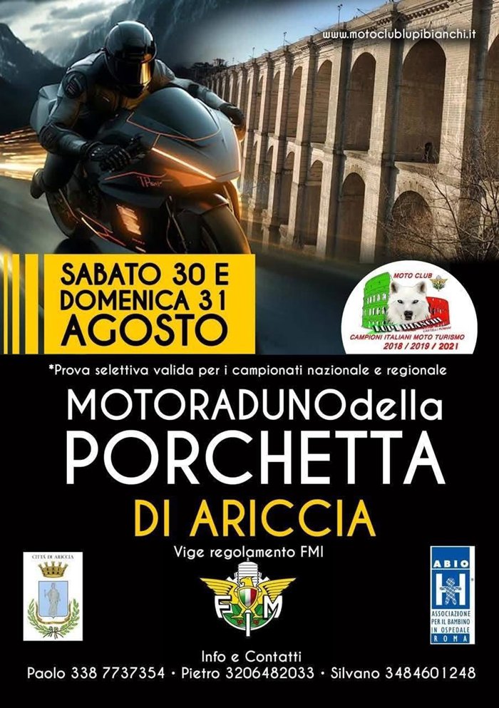 MOTORADUNO DELLA PORCHETTA DI ARICCIA