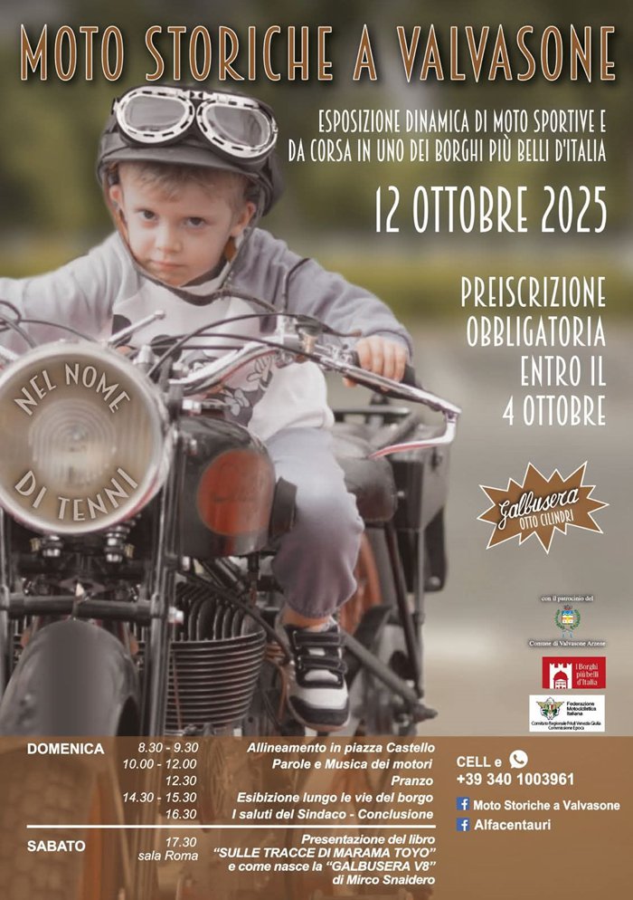 MOTO STORICHE A VALVASONE