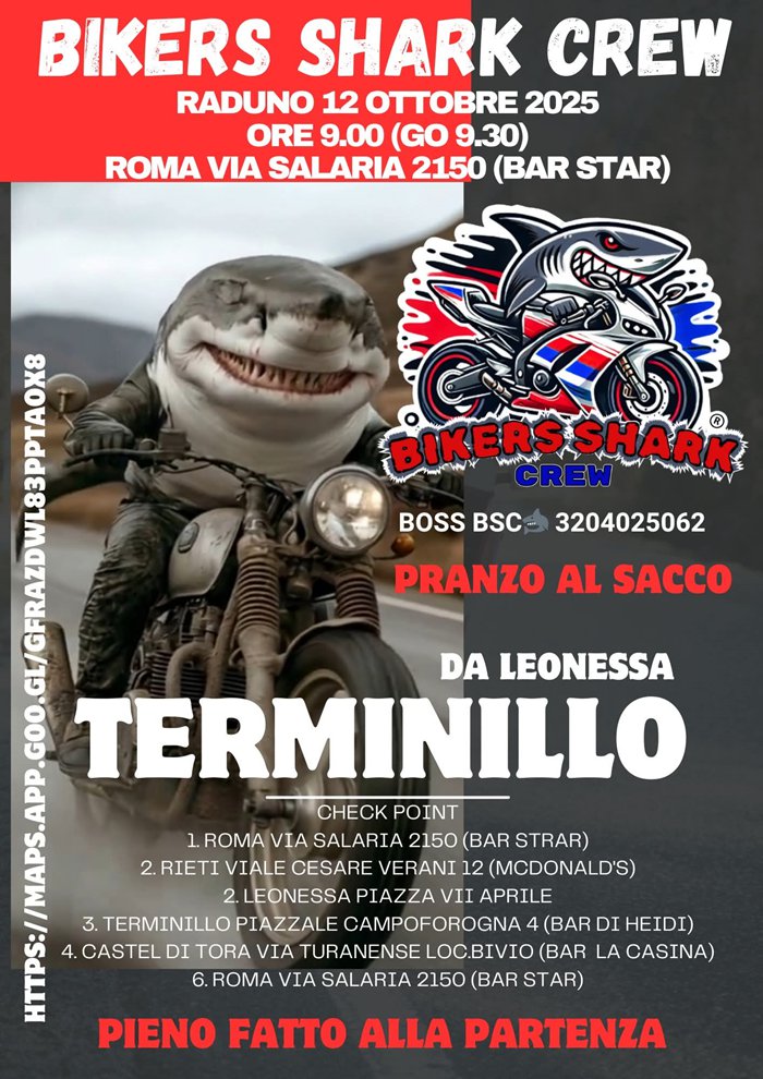 RADUNO BIKER SHARK CREW