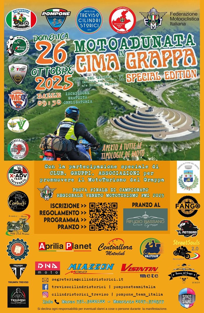 MOTO ADUNATA CIMA GRAPPA