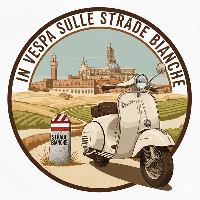In Vespa Sulle Strade Bianche 