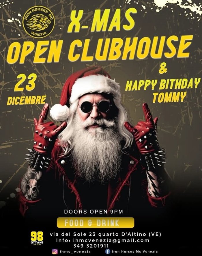 X-MAS OPEN CLUB HOUSE