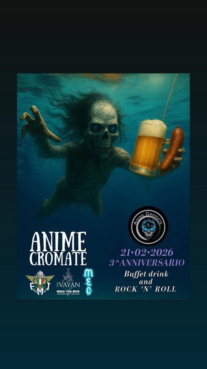 3° ANNIVERSARIO ANIME CROMATE
