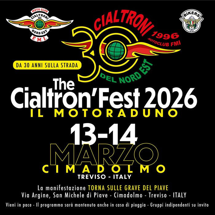 TheCialtron'Fest2026 30annidiCialtroni