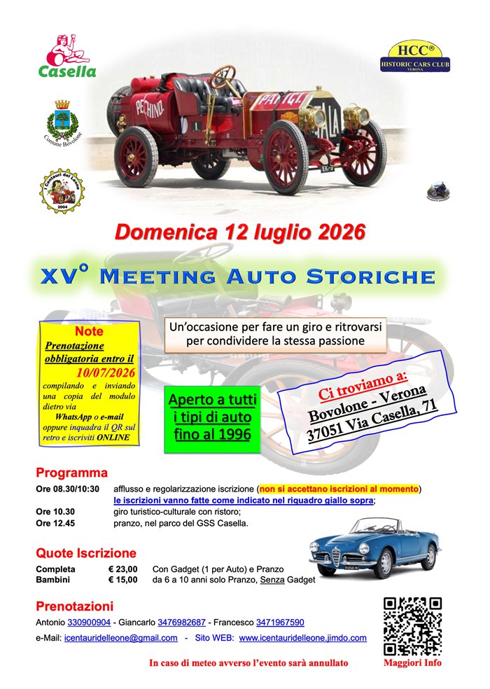 XV MEETING AUTO STORICHE 