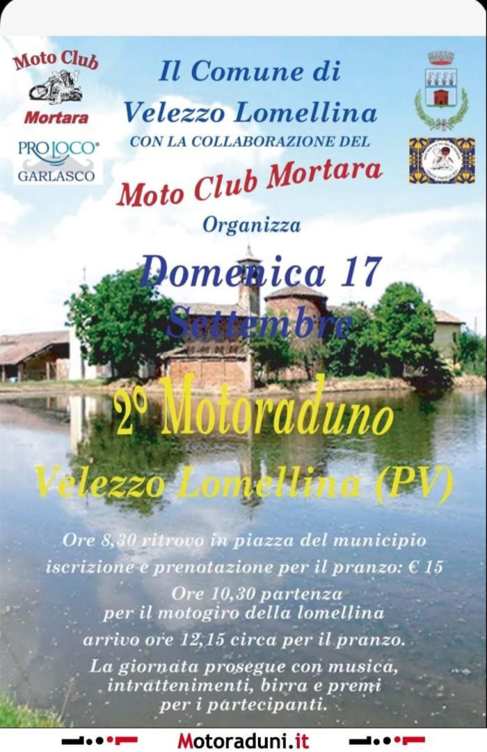 2° MOTORADUNO VELEZZO