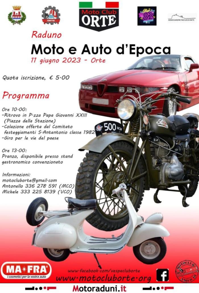 XX° RADUNO AUTO E MOTO D'EPOCA