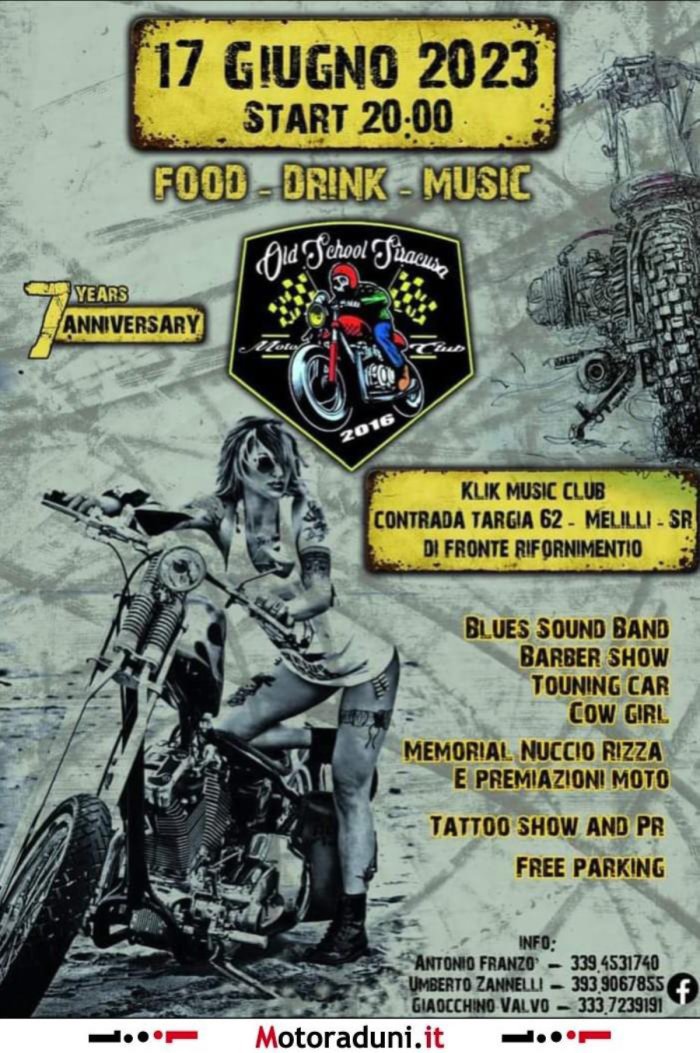 7° ANNIVERSARY OLD SCHOOL SIRACUSA