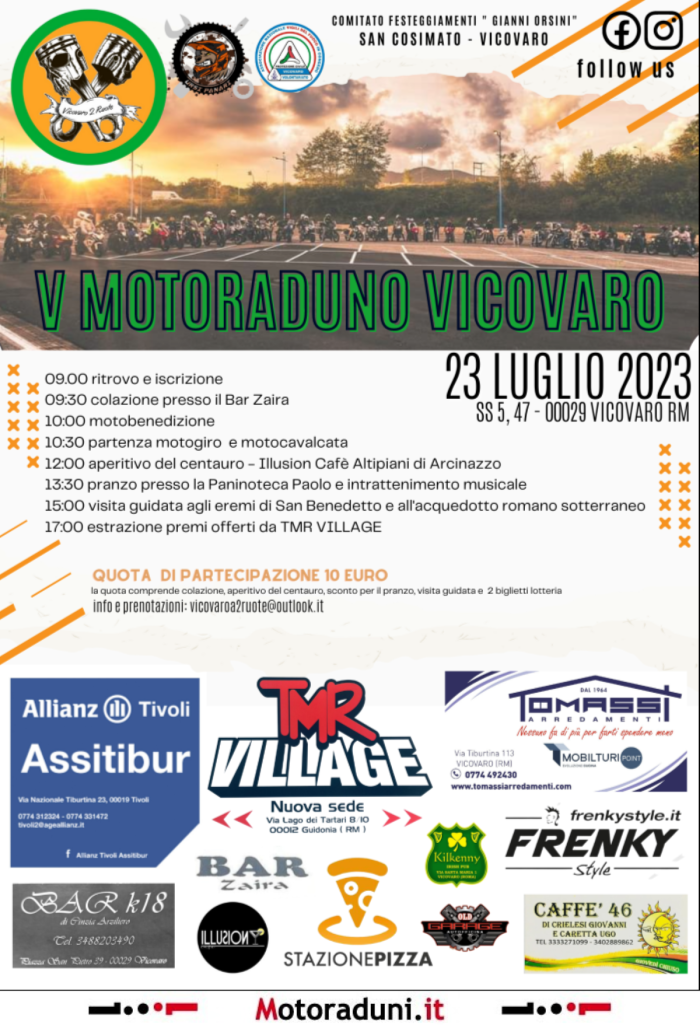V MOTORADUNO VICOVARO