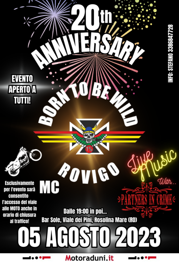 MOTORI ROMBANTI + 20 ANNI BTBW MC ROVIGO