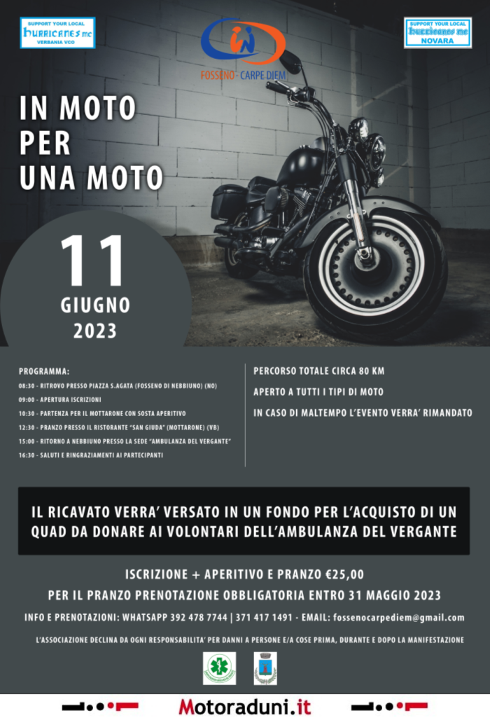 IN MOTO PER UNA MOTO